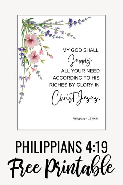 7 Free Printable Bible Verses